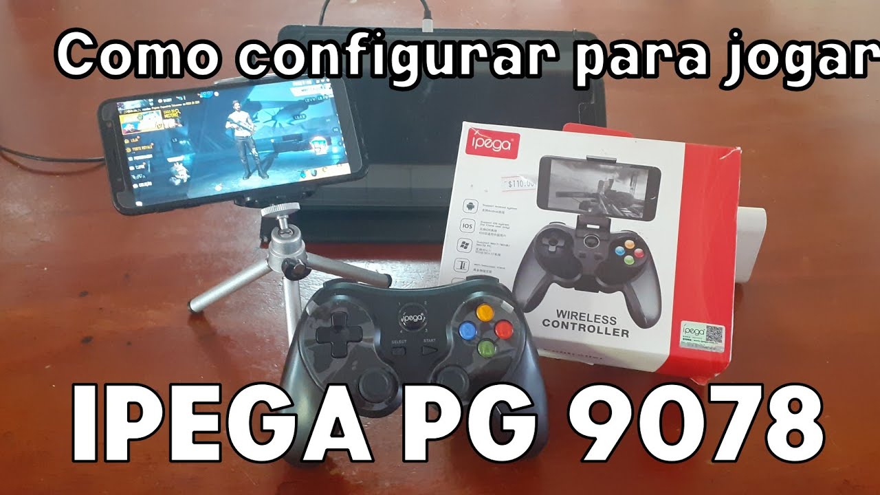 IPEGA PG 9078 - Como configurar para Jogar Free Fire ou outros jogos com controle Ipega. by Takenaka