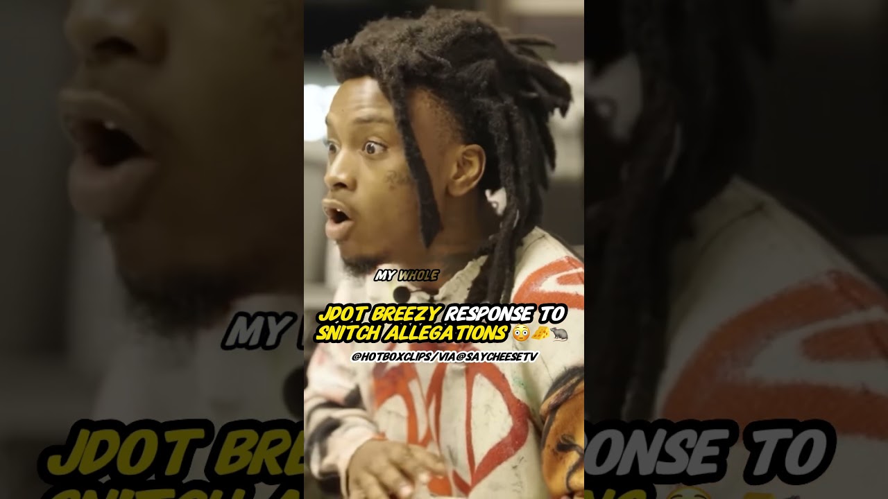 Jdot Breezy response to snitch allegations 😳🧀🐀 #shorts #jdotbreezy #floridarapper