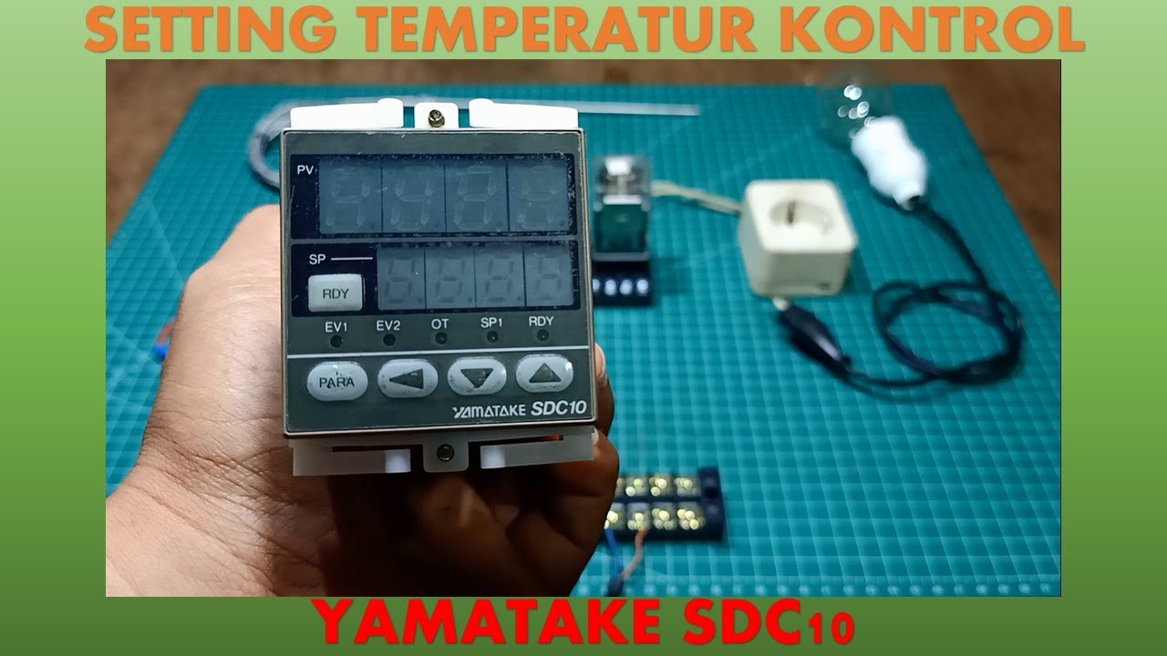 Cara Setting Temperatur Kontrol Yamatake SDC10