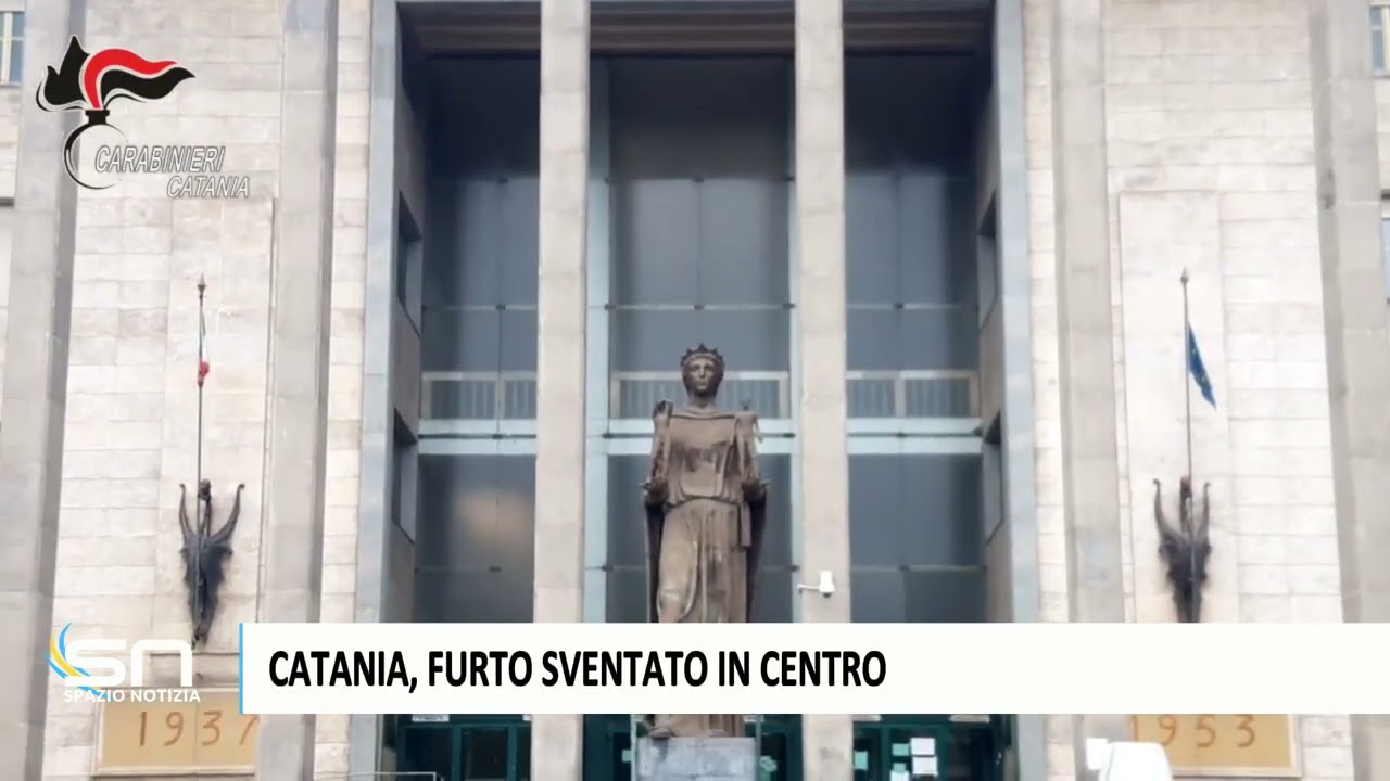 Catania, furto sventato in centro