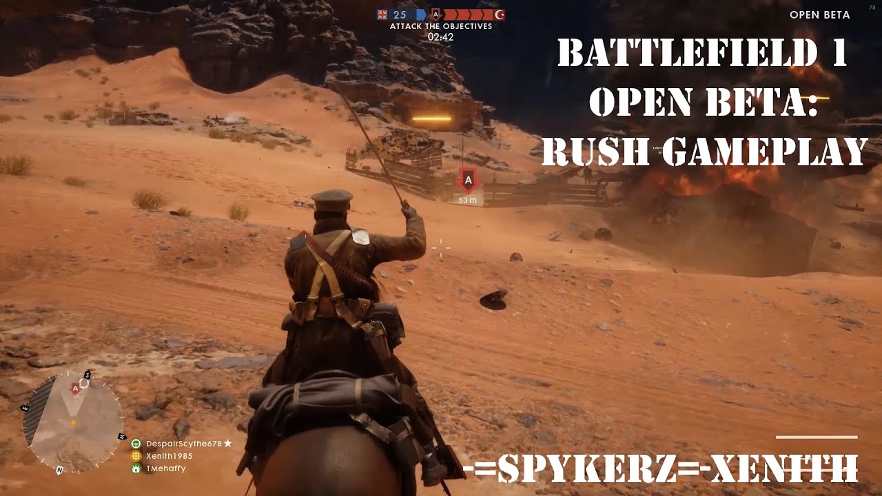 Battlefield 1 Beta Gameplay