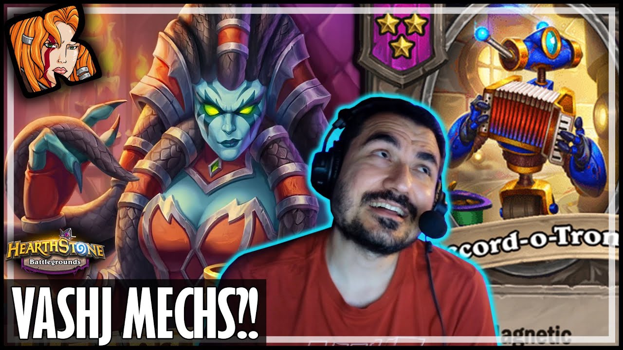 LADY VASHJ MAGNETICS ARE SO BUSTED! - Hearthstone Battlegrounds