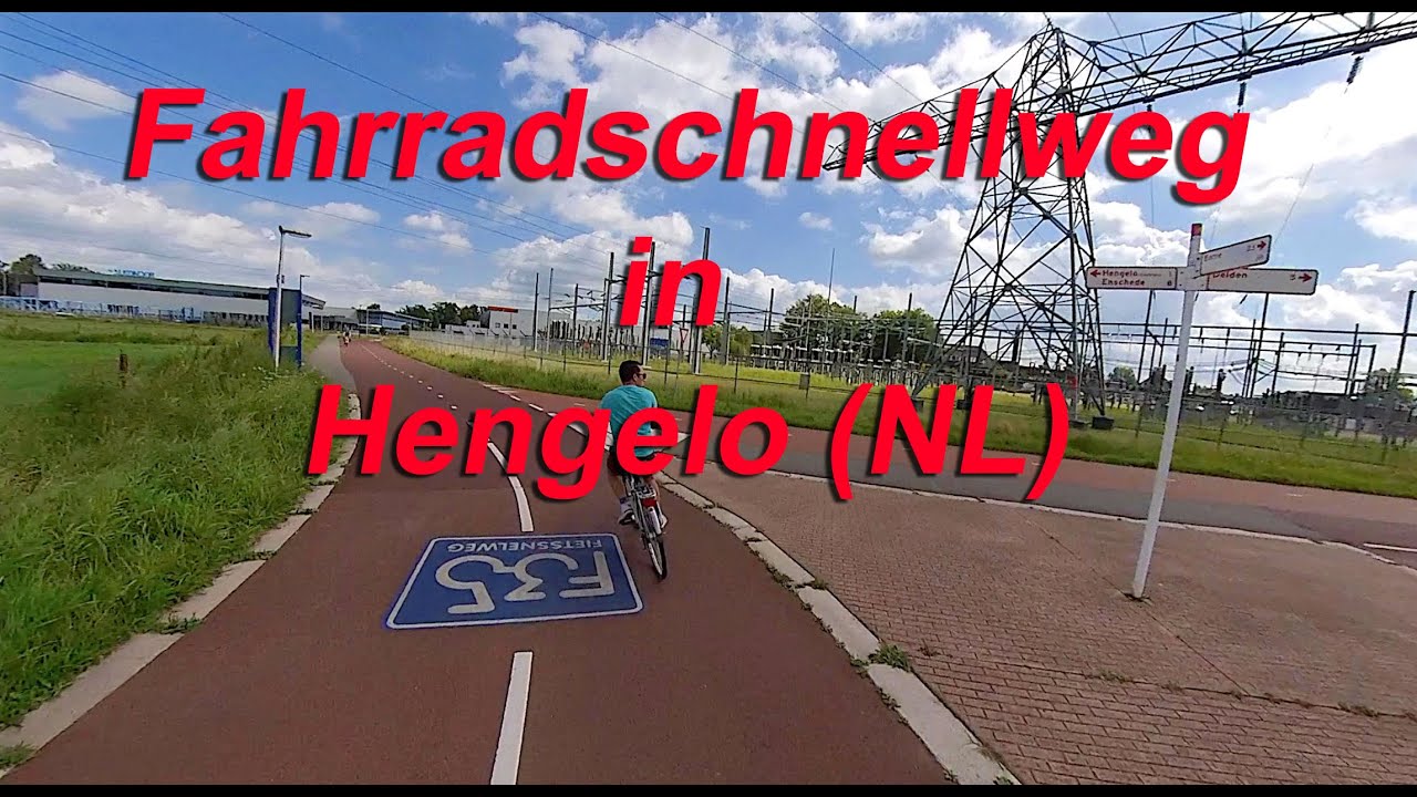 Hengelo (NL) Radschnellweg  und Wege in die Vororte