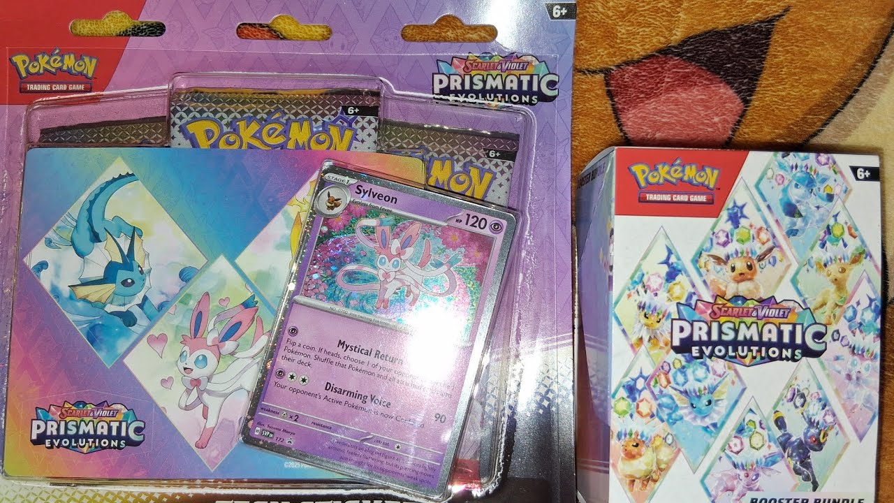 POKEMON Prismatic Blister Pack and  Booster Bundle 6 Pack Opening #cardopenings #pokemoncards 