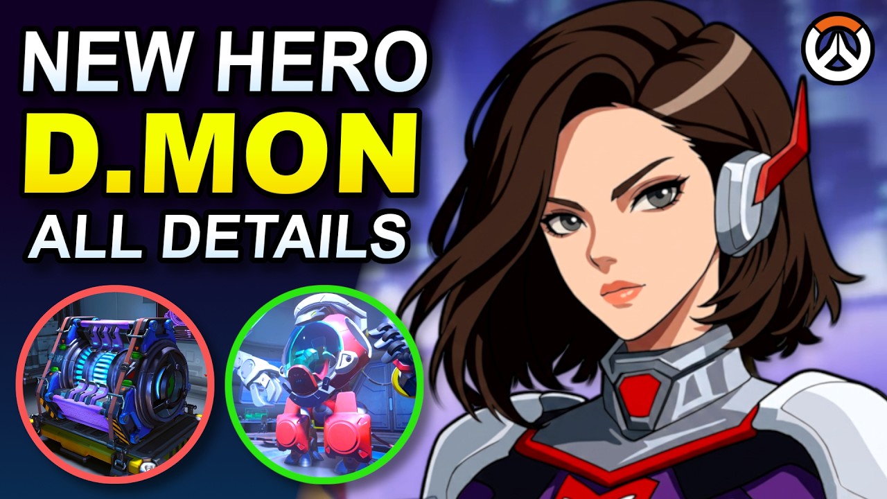 D.Mon &mdash; подробный разбор нового героя Overwatch!