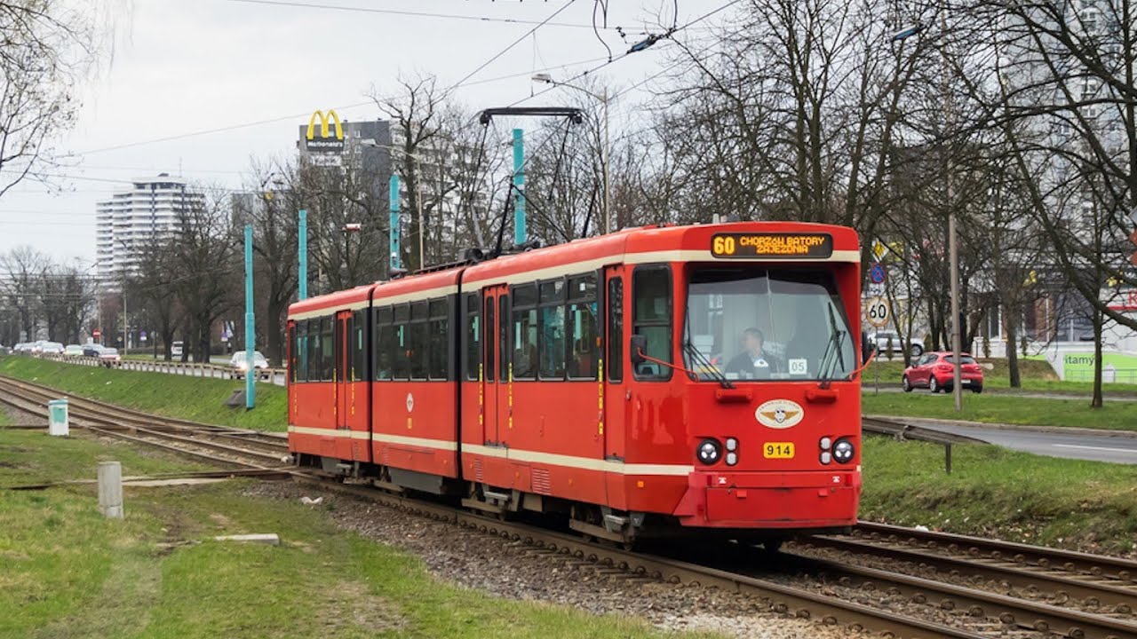 Düwag Ptb #914 - Tramwaje Śląskie (Przejazd, T27)
