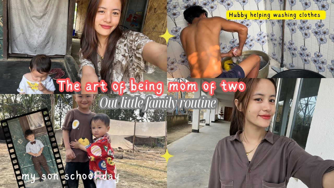 Loving the art of being a mom and wife❤️ Our small family day in life
