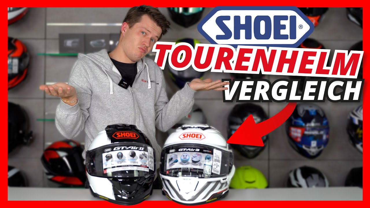 SHOEI TOURENHELM-VERGLEICH | GT-AIR II vs. GT-AIR 3