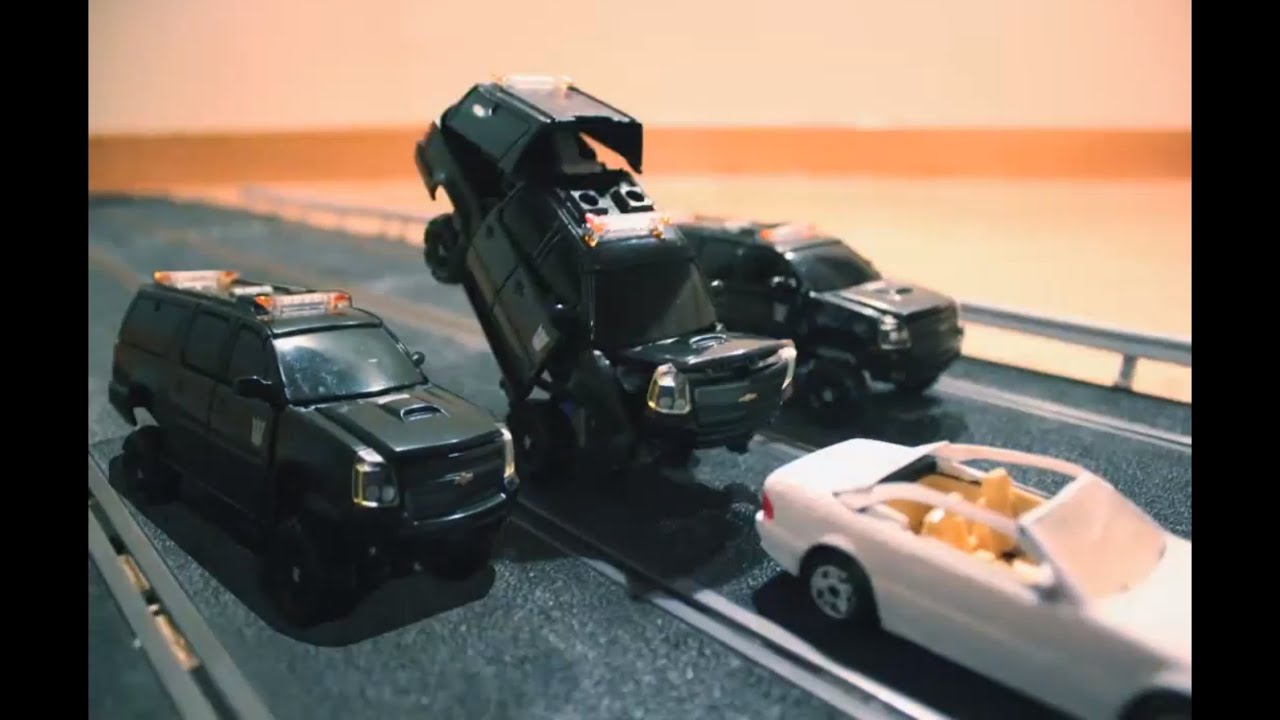 Transformers DOTM stop motion (part4)(Spanish) (Highway battle)
