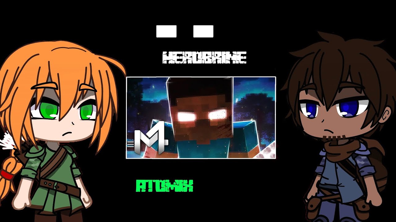🇪🇸🇧🇷Alex y Steve +Jenny(My oc) react a sua pele e olhos branco (@M4rkim) Herobrine Minecraft