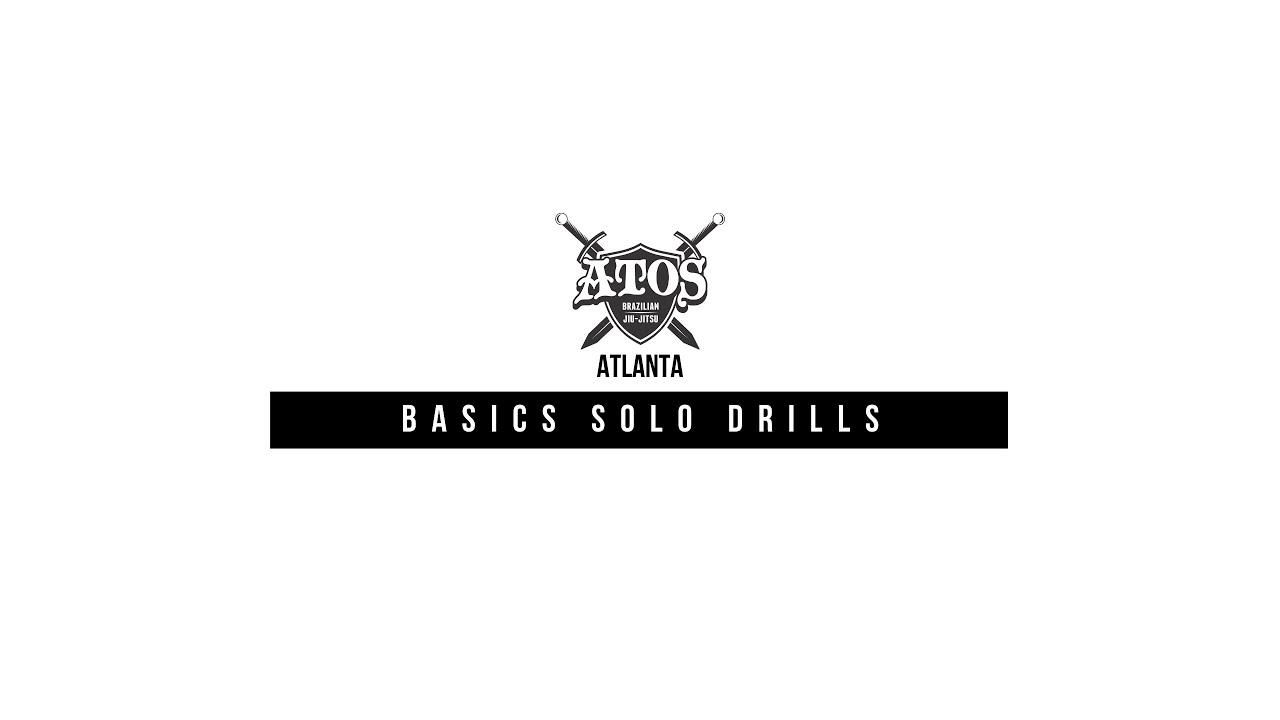 Basics Solo Drills for a Beginner Jiu Jitsu Student / How to Apply in a Sparring Situation