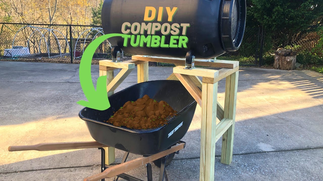 DIY Compost Tumbler | PART 1 - Building The Frame