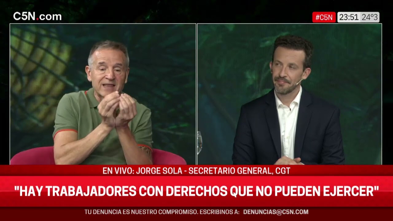 CGT contra MILEI: 