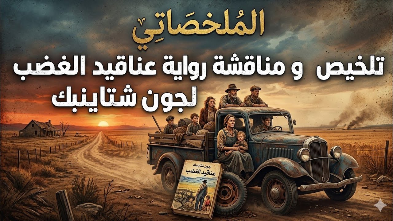 تلخيص و مناقشة رواية عناقيد الغضب لجون شتاينبك