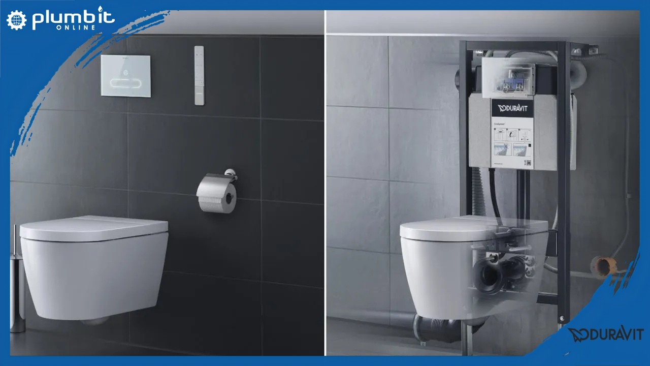 How to Install a Duravit DuraSystem Concealed Toilet Cistern