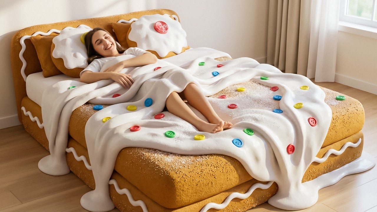 Which Insane Bed Would You Risk Sleeping In? 🍪🛌✨| Oddly Satisfying AI ASMR