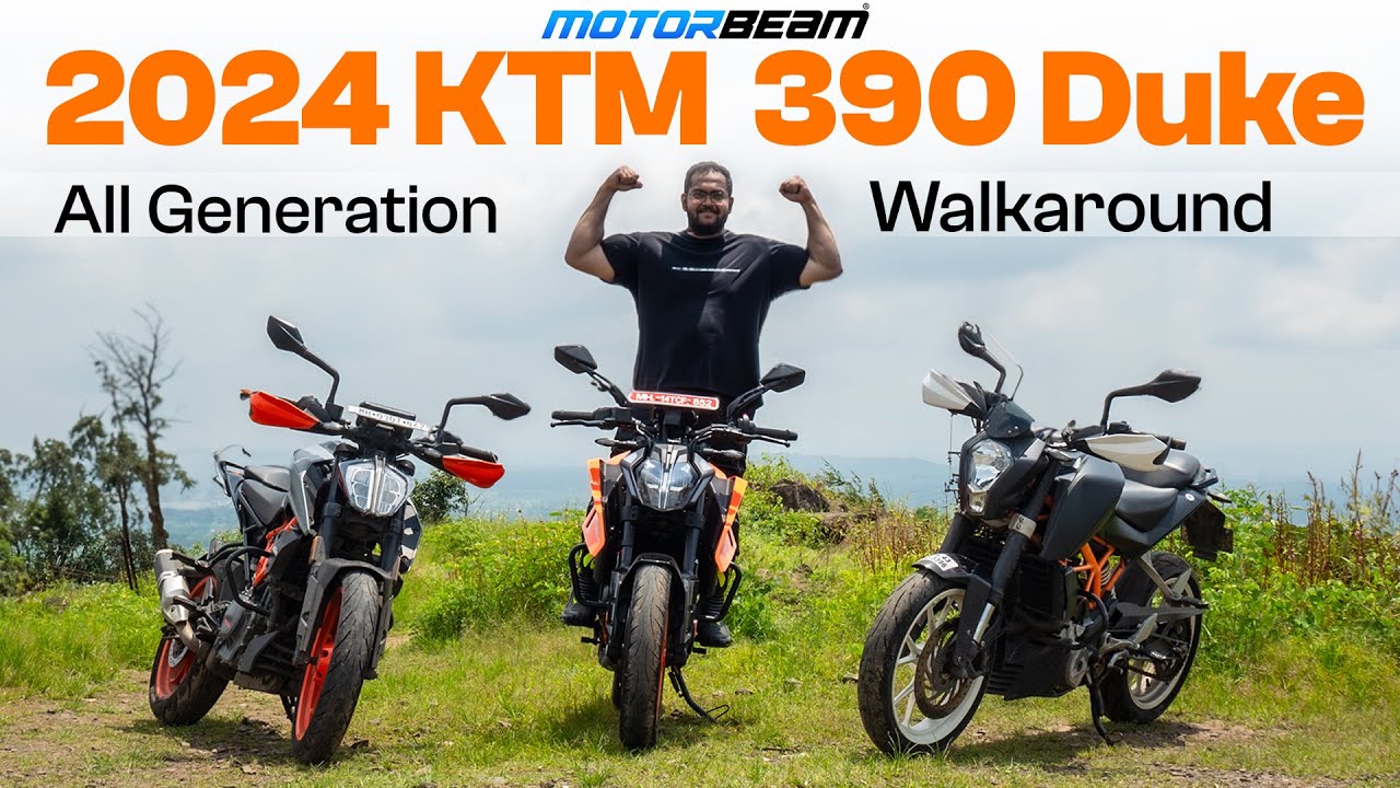 KTM 390 Duke - All Generations Walkaround! | MotorBeam
