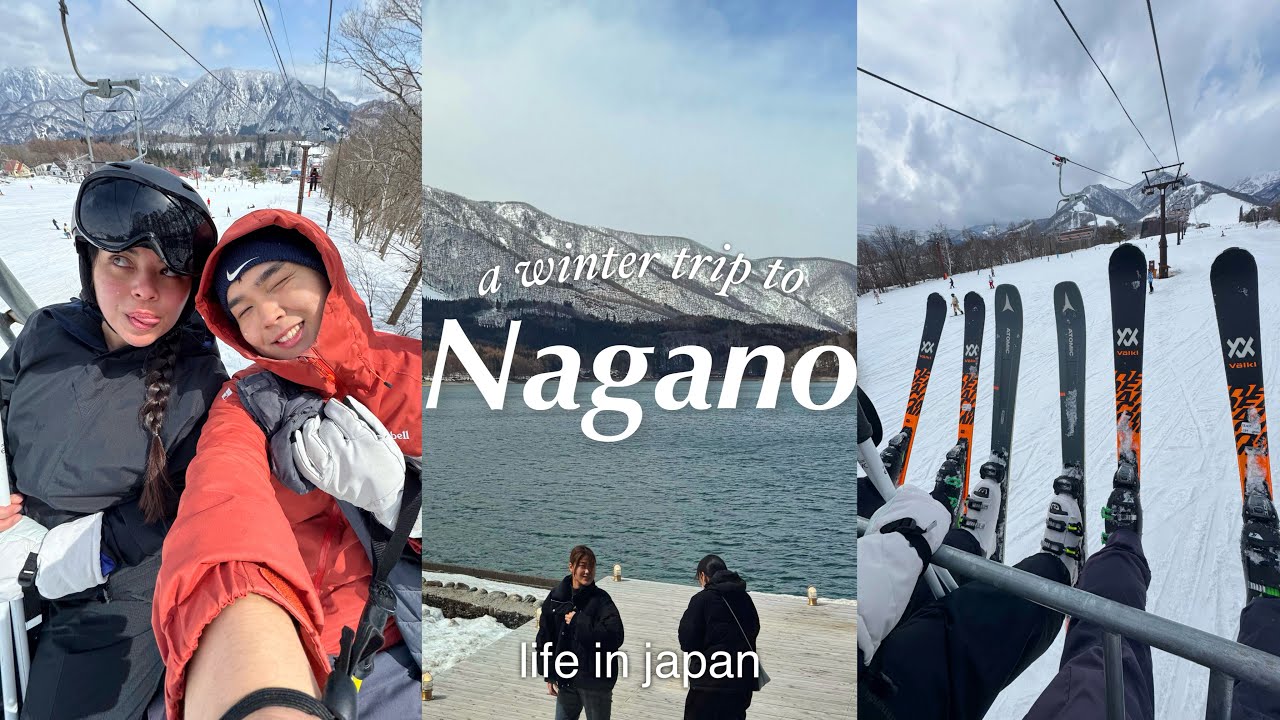 Life in Japan 🇯🇵 exploring a snowy ski town, matcha, ramen & lakeside cafes