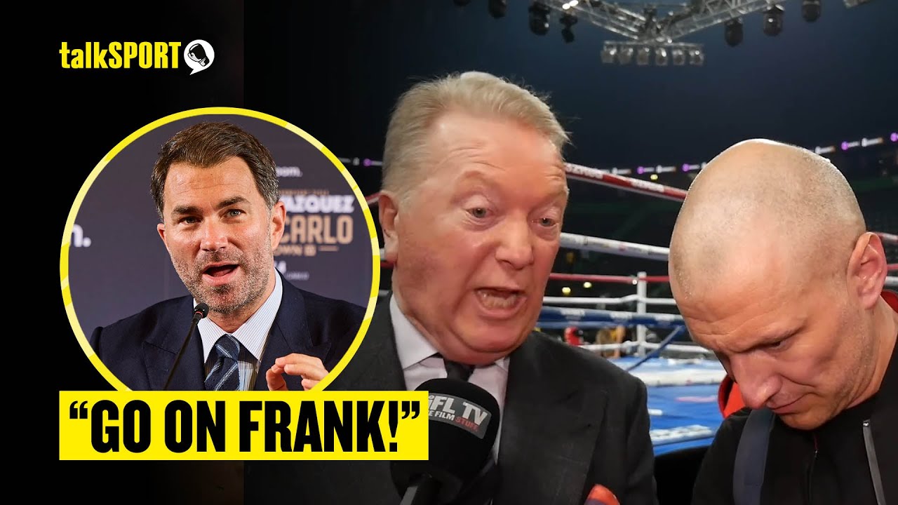 Eddie Hearn REACTS To Frank Warren CONFRONTING Adam Catteral!🤔