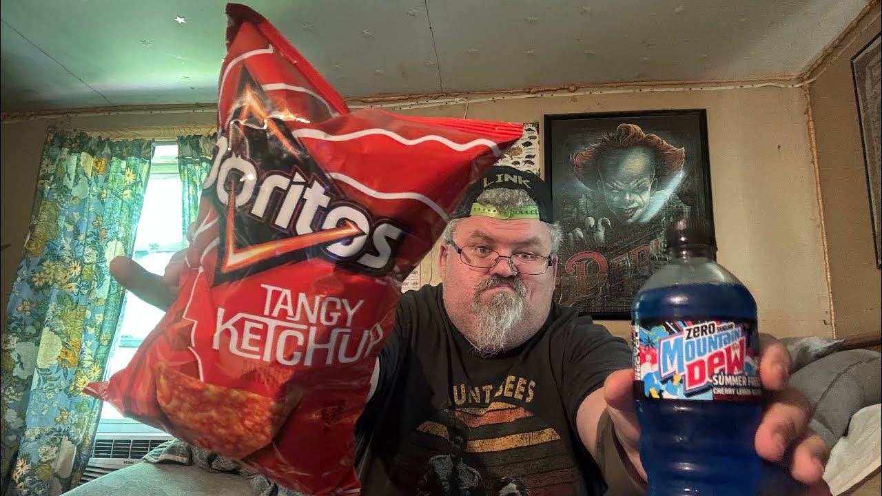 Tangy Ketchup Doritos&Summer Breeze Mountain Dew