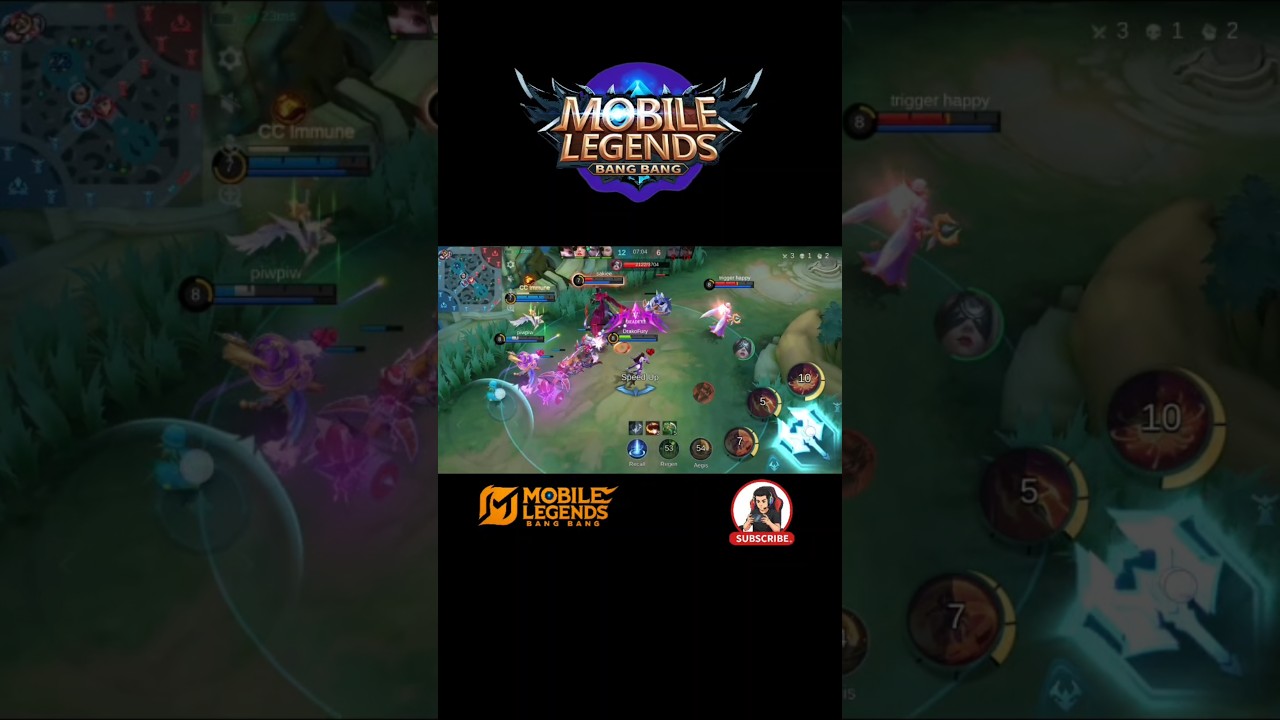 MLBB | Hanabi Gold Lane Highlights #Shorts #MLBBShorts #GamingShorts