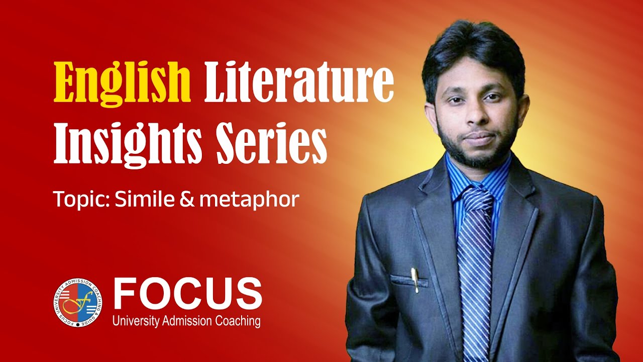 Focus English literature Insights | Learn English | Simile & Metaphore | Focus Admission Coaching