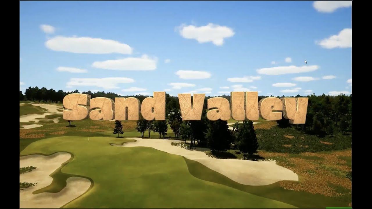 Sand Valley - #GSPRO - Garmin R10 Sim Golf - D Lud Golf - So Many Bunkers!