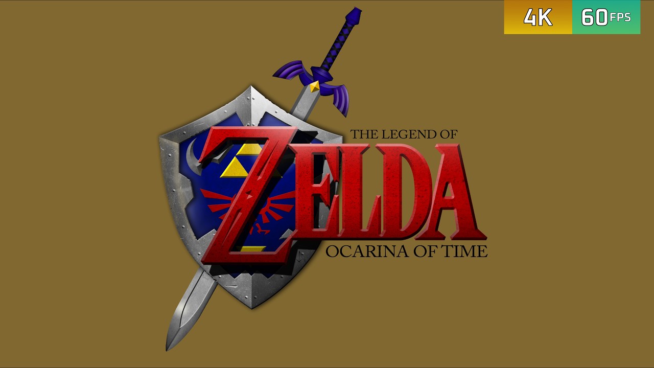 Full Playthrough | Zelda: Ocarina of Time | 4K 60FPS No Commentary