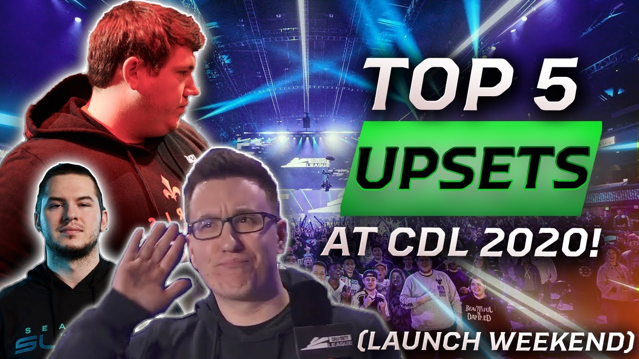 TOP 5 BIGGEST UPSETS AT CDL 2020! (Launch Weekend)