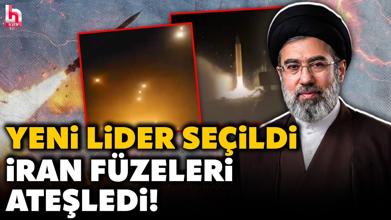 Yeni dini lider M&uuml;cteba Hamaney oldu! İran, yeni lider se&ccedil;imi sonrası y&uuml;zlerce f&uuml;ze ateşlendi!