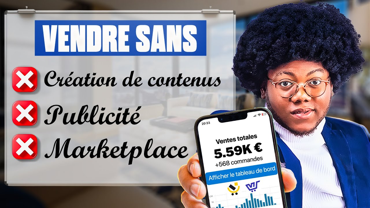 Vendre tes Produits digitaux sans PUB, sans Création de contenu, sans Marketplace