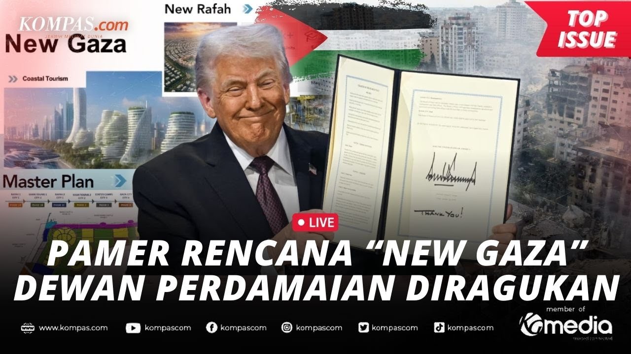 [LIVE] - Desain "Gaza Baru", Eropa-Warga Palestina Ragu