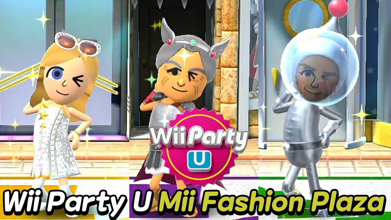 Wii Party U - Mii Fashion Plaza | Advanced com🎵 Alice Vs Ilka Vs Mi-sun Vs Masako | AlexGamingTV