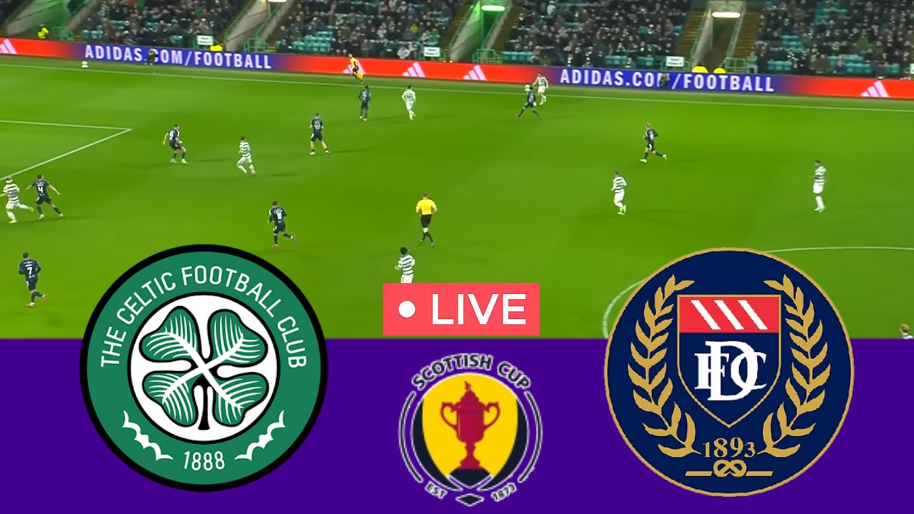 【LIVE】Celtic vs Dundee FC ~ Scottish Cup  2025/26 | eFootball Simulation Video