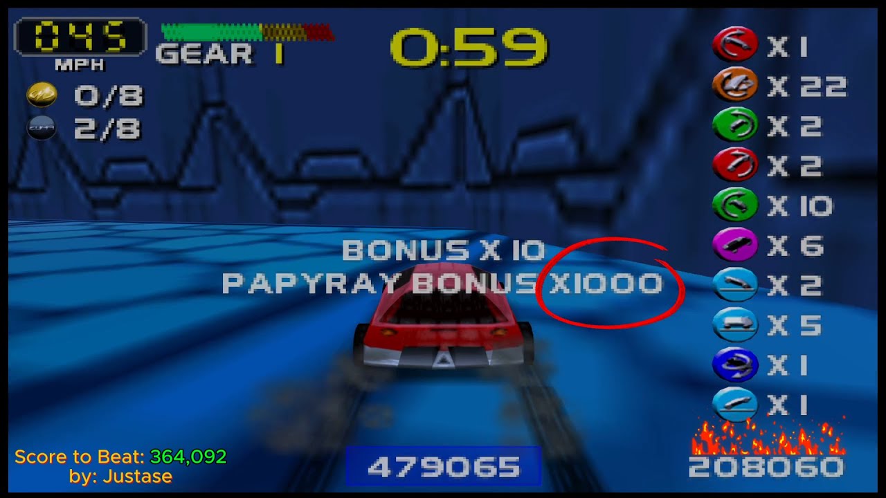 Rush 2049: Disco - 497,944 points (WORLD RECORD)