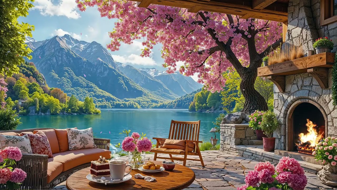 Springtime Smooth Jazz 🌸🎶 Café Music for Focus, Creativity & Calm Energy