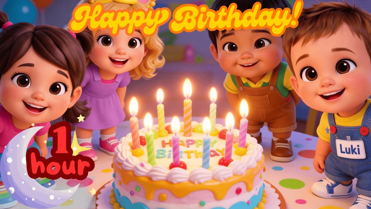 Happy Birthday, Wheels on the Bus & Morning Songs | 1 Hour Nursery Rhymes