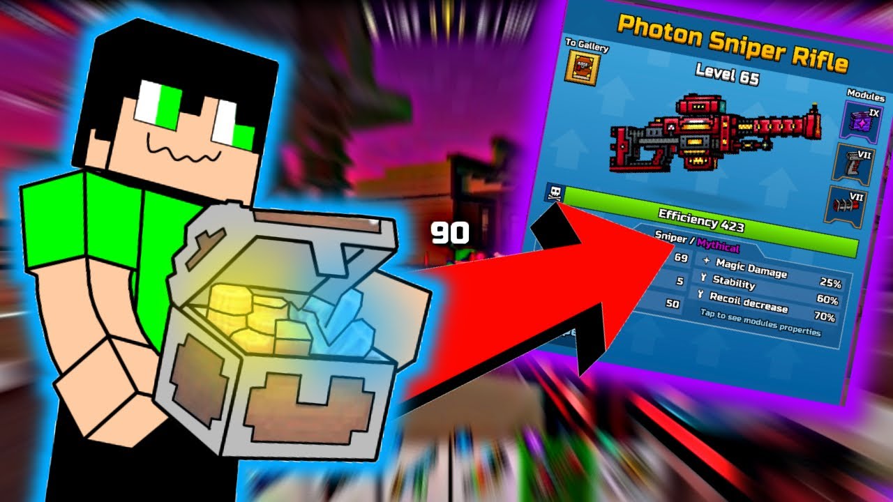 Mythical Photon sniper!! (pixel gun 3d)