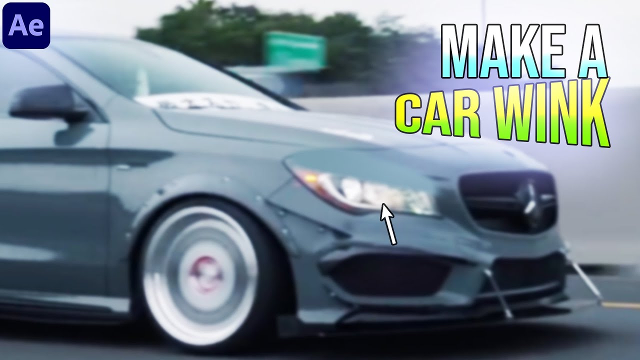 Car Wink Effect in After Effects
