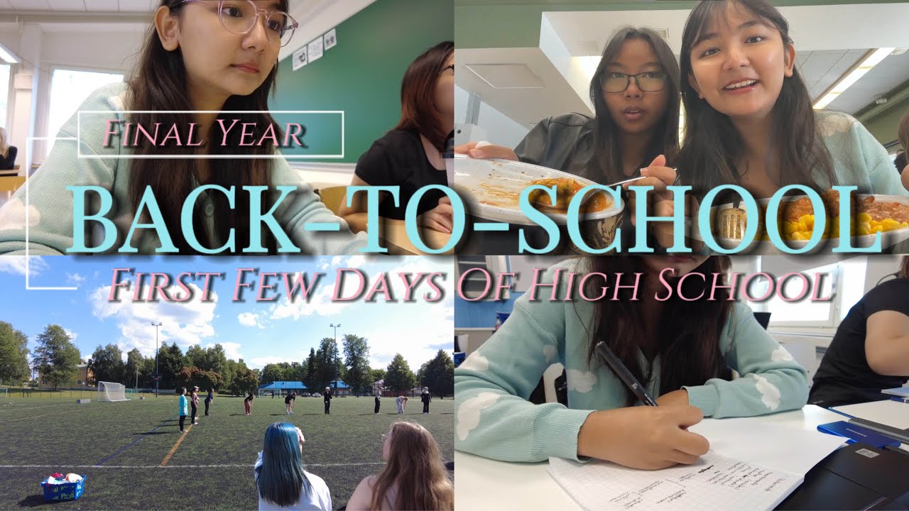 First Few Days Of Final Year of Finnish High School | back-to-school
