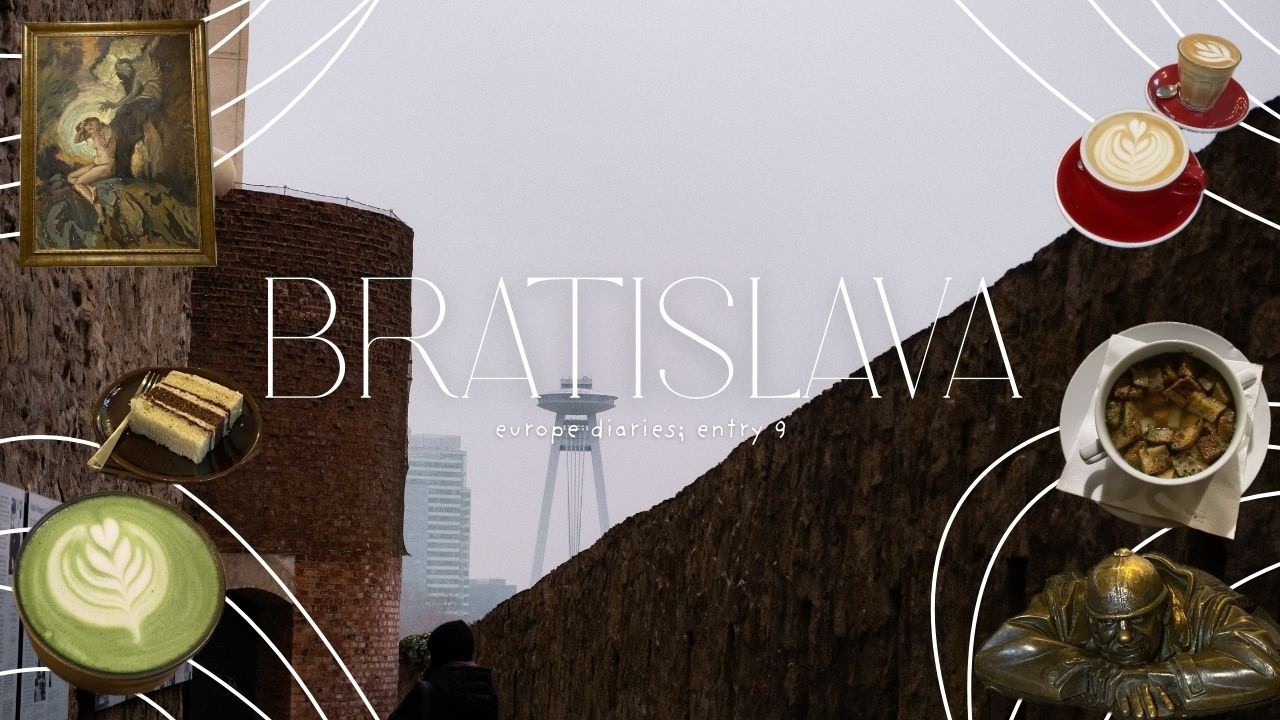 bratislava : cafés, galeries, visite de la vieille ville 🍪☕️❄️ europe diaries; entry 9