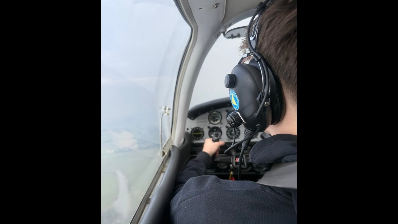 Isaac's First Flying Lesson