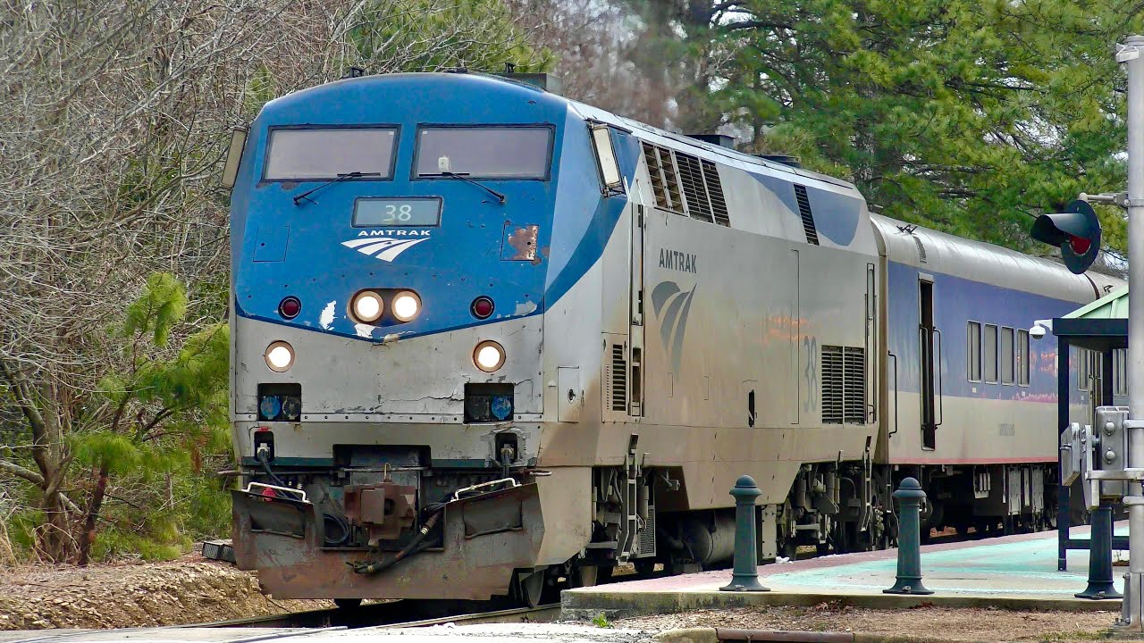 Amtrak P42DC 38 on the Piedmont Service | Awesome K5LA