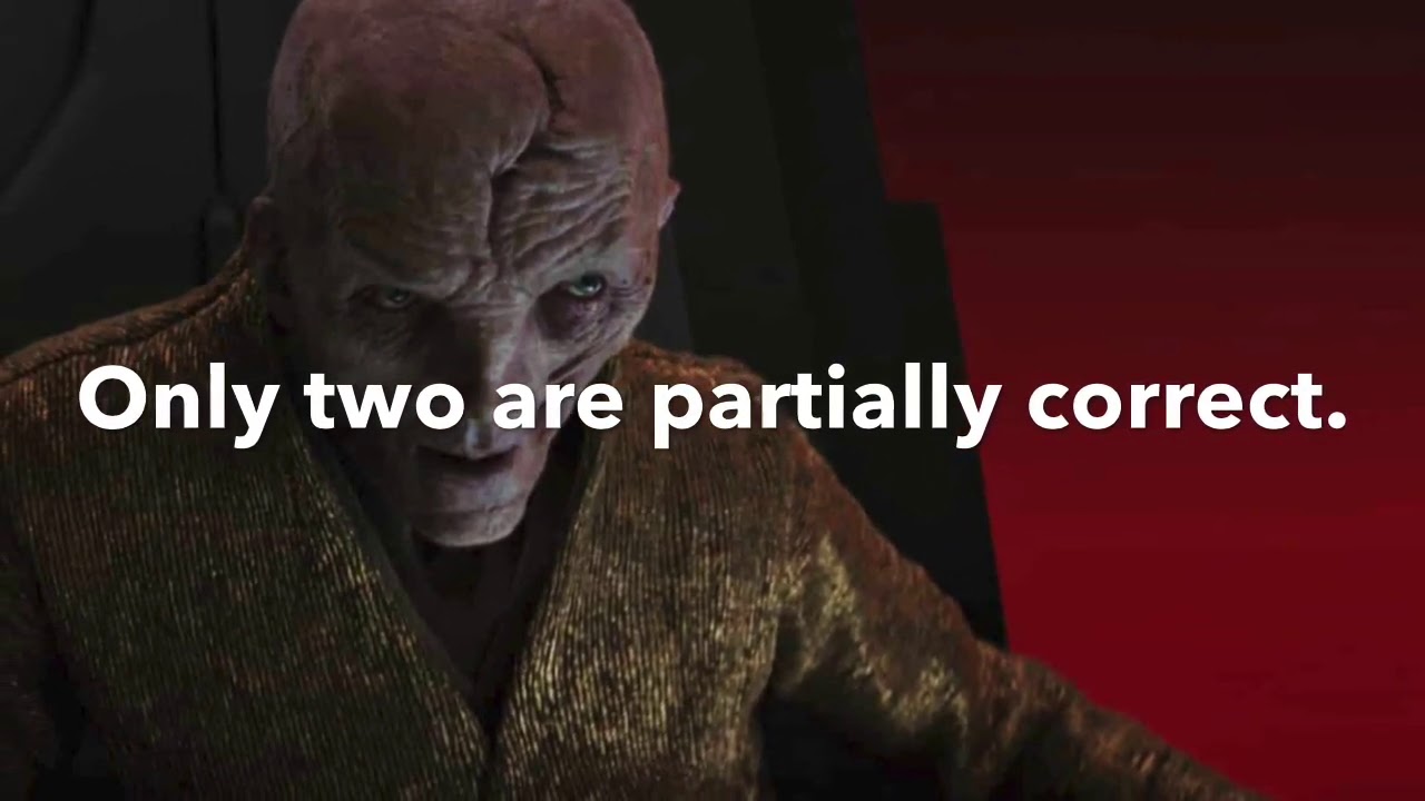 The true identity of Snoke