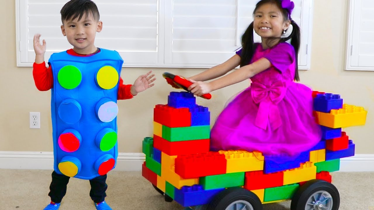 Wendy Pretend Play Transform Blocks to Toy Car & Fun Kids Toys
