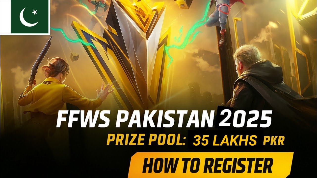 🎮 Free Fire Pakistan World Cup 2025  🔥 35 LAKHS PRIZE POOL Official Registration Guide!