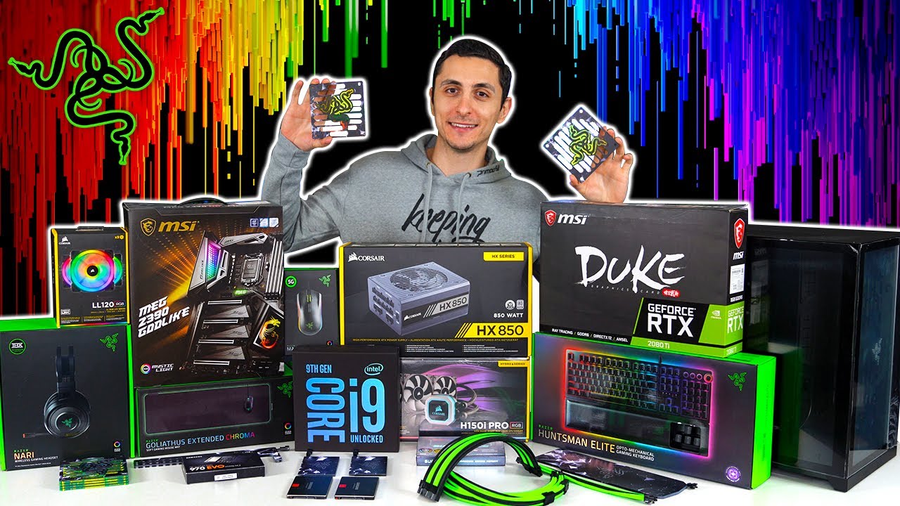 Building an EPIC Razer Gaming PC w/ Chroma Studio