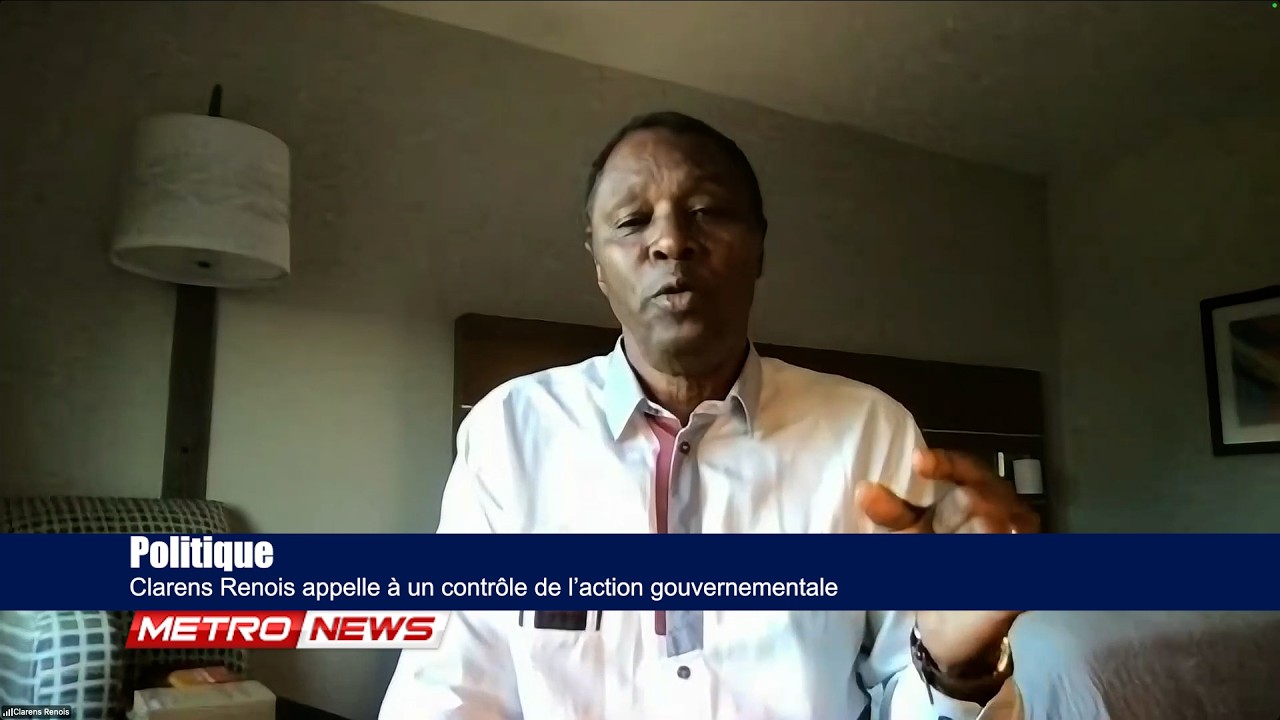 Politique | Clarens Renois appelle à un contrôle de l’action gouvernementale