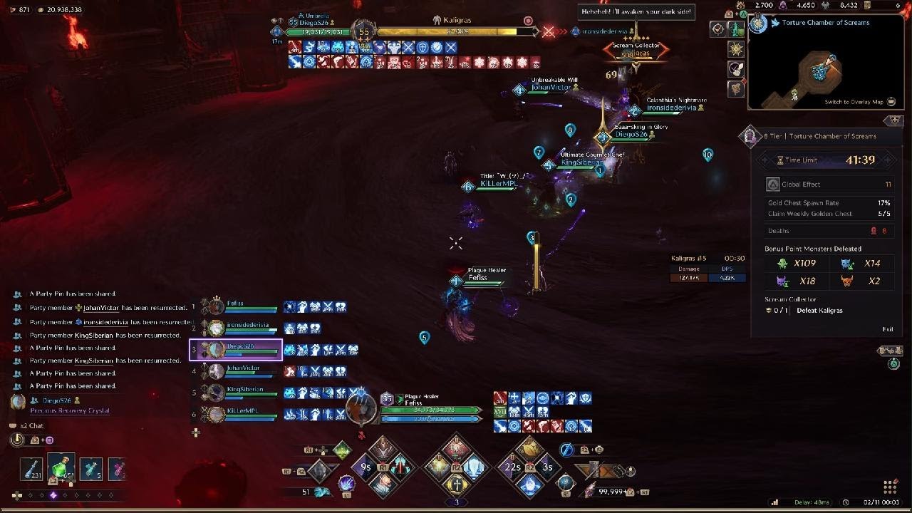 Torture Chamber of Screams T8 healer console