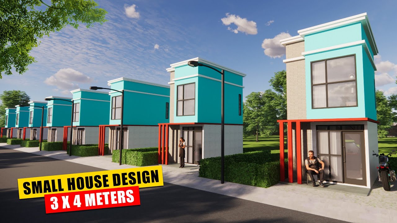 Tiny House Design ( 3x4 Meter ) Modern Style